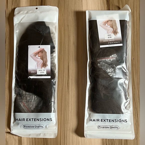 NWT 2 Halo Wire Hair Extensions - Picture 4 of 8